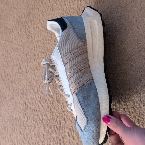 Adidas Retropy E5 Low Aluminium Silver Violet W - HQ4281 Size 8.5 - Picture 12 of 16